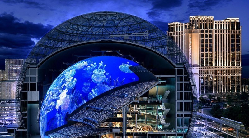 Tòa nhà Sphere ở Las Vegas