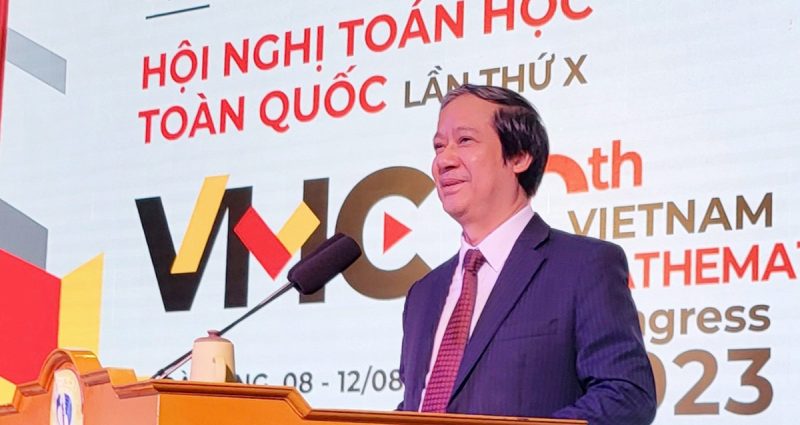 Bộ trưởng Nguyễn Kim Sơn: 'Giáo dục Toán học cần một phen đổi mới'