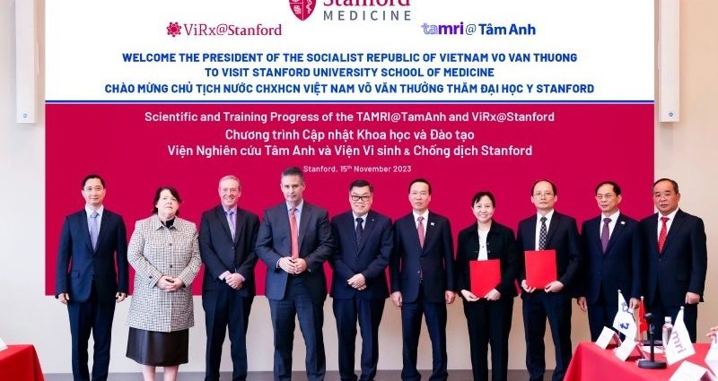 Chủ tịch nước chứng kiến sự kiện hợp tác giữa Viện Nghiên cứu của Tâm Anh và ViRx@Stanford